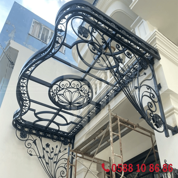 Mái kính sắt có độ đàn hồi , chống va đập