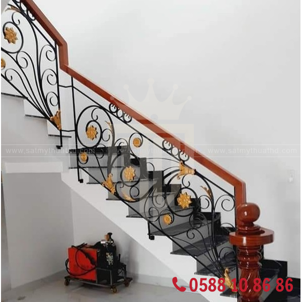 Đơn vị thi công cầu thang sắt mỹ thuật uy tín