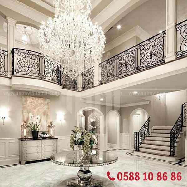 Lan can sắt họa tiết tinh tế