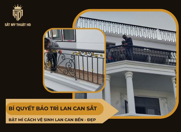 Bí quyết bào trì lan can