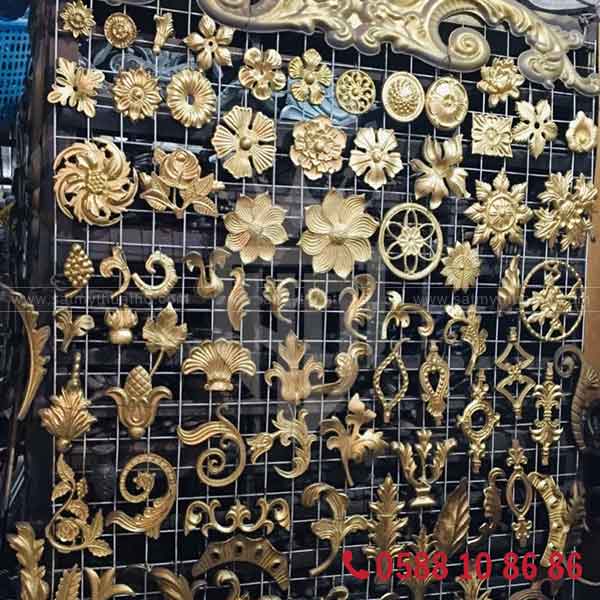 Bông gang đúc phụ kiện mỹ thuật