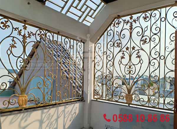Cấu tạo khung sắt sân thượng bền chắc và an toàn