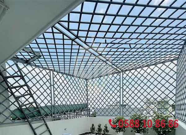 Chuồng cọp sân thượng an toàn và chắc chắn