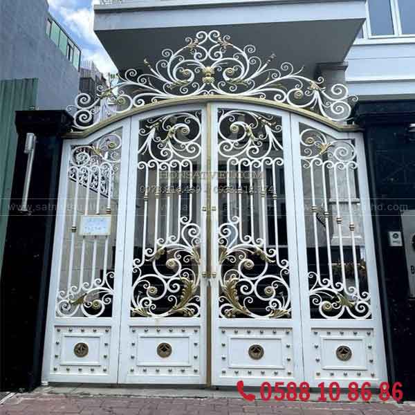 Cửa cổng sắt mỹ thuật hiện đại