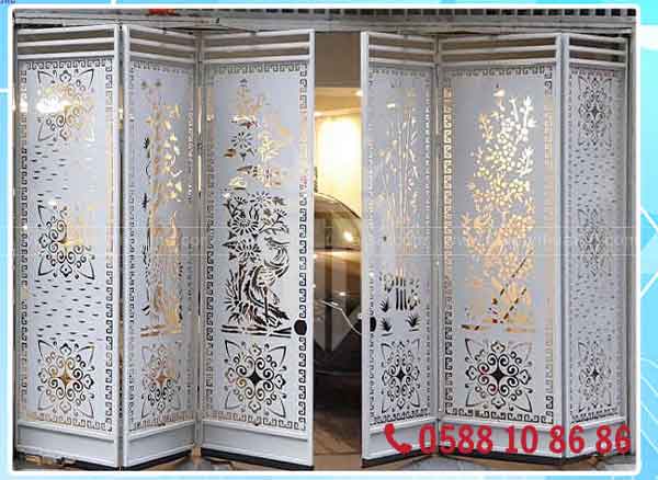 Cổng sắt mỹ thuật 6 cánh CNC