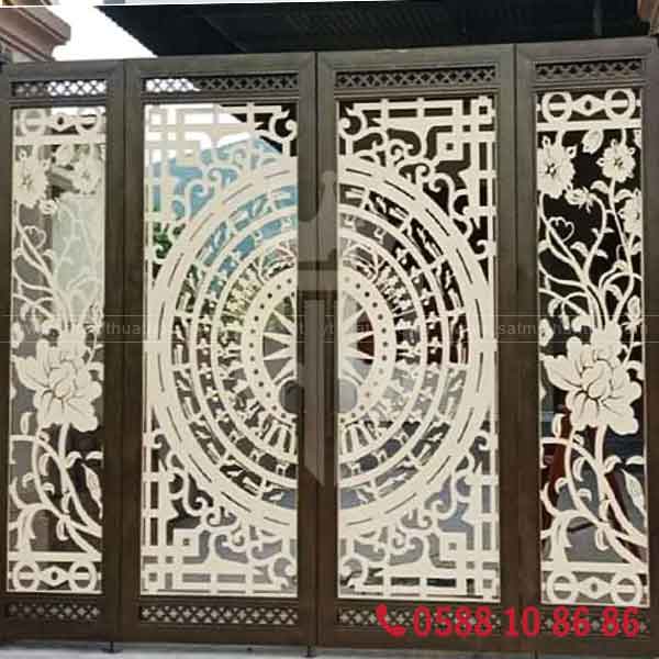 Cửa sổ sắt mỹ thuật mạ kẽm