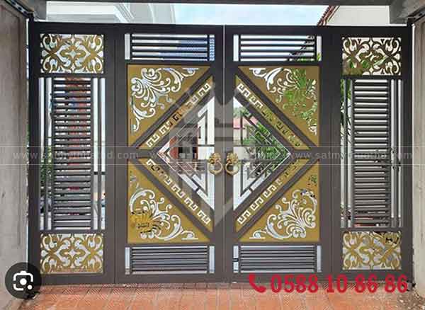 Cửa Cổng Sắt Mỹ Thuật Mạ Kẽm