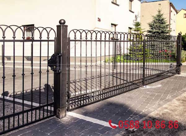 Hàng rào sắt hộp sơn tĩnh điện bền đẹp