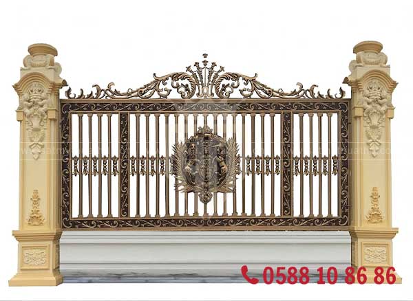 Hàng rào sắt mỹ thuật đẹp cho nhà cấp 4