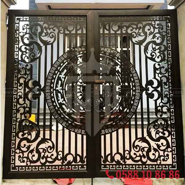 Hoa văn CNC trên cửa sắt