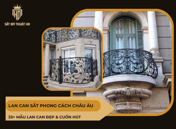 Lan can phong cách châu âu