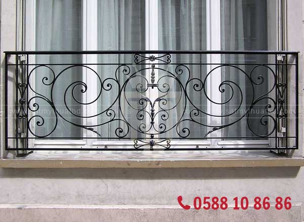 Lan can sắt sơn tĩnh điện bền đẹp