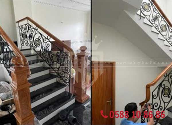 Loại bỏ gỉ sét trên cầu thang sắt