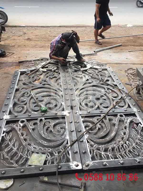 Mối hàn cửa sắt đạt chuẩn kỹ thuật