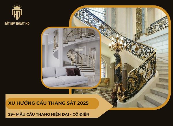 Xu hướng cầu thang sắt 2025