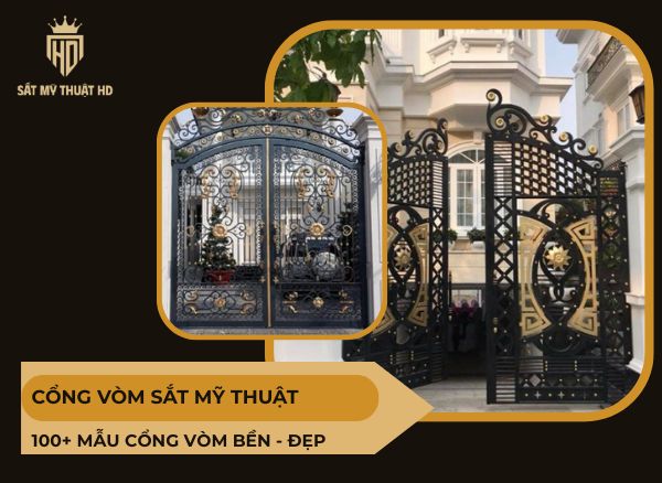 Cổng vòm sắt mỹ thuật