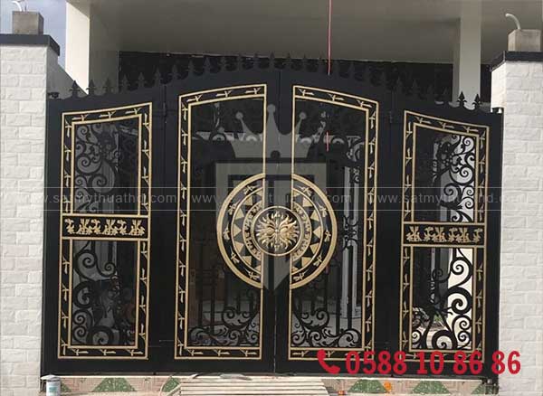 Cổng vòm trang trí CNC sơn tĩnh điện