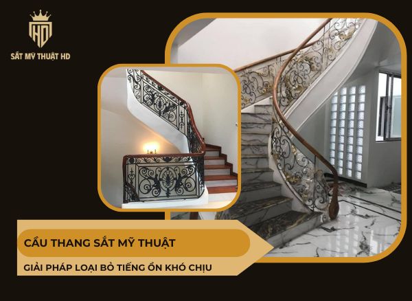 Giải pháp loại bỏ tiếng ồn cầu thang sắt