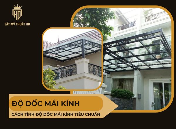 Độ dốc mái kính