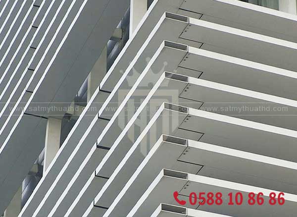 Khung nhôm hợp kim nhôm định hình cho rèm trần che nắng