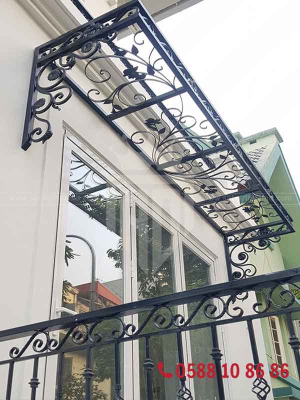 Mái kính nghệ thuật trang trí ngoại thất