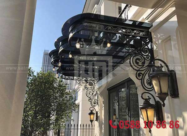 Mái kính đơn giản hiện đại cho quán cafe