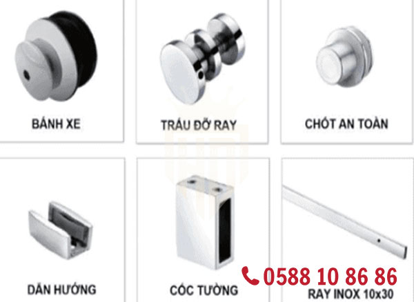Phụ kiện mái kính đơn giản an toàn