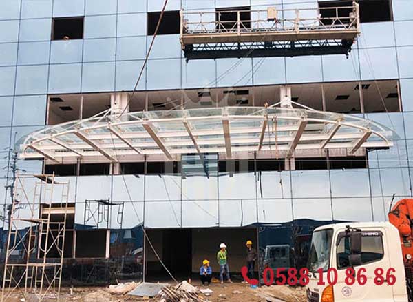 Thi công mái kính đạt chuẩn