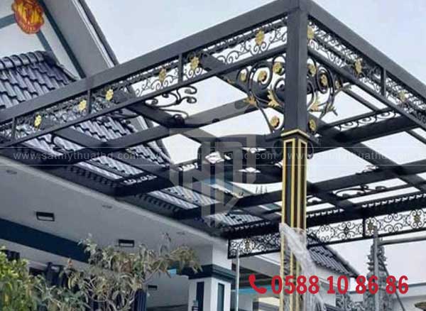 Mái kính sảnh kính phản quang, tăng riêng tư, cản nhiệt tốt
